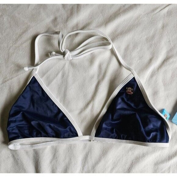 Vintage Paul Frank Womens Bikini, Julius the Monkey, Blue, Bathing Suit, Large - Picture 3 of 6